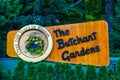 Butchart Gardens Welcome Sign
