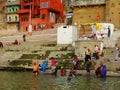 Varanasi, morning at Ganga river, India