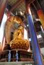 Famous giant seated Buddha at Lingyin Temple