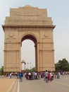 Famous and Gigantic India gate in Indian Capital Delhi