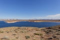 The famous Glen Canyon around Lake Powell, Page Royalty Free Stock Photo