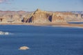 The famous Glen Canyon around Lake Powell, Page Royalty Free Stock Photo