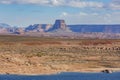 The famous Glen Canyon around Lake Powell, Page Royalty Free Stock Photo