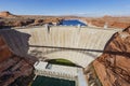 The famous Glen Canyon Dam around Lake Powell, Page Royalty Free Stock Photo