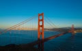 The famous Golden Gate Bridge in San Francisco California Royalty Free Stock Photo