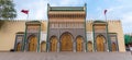 Famous golden main entrance of the Royal Palace in Fes