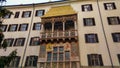 Famous golden roof Goldenes Dachl in Innsbruck Austria - architecture background Royalty Free Stock Photo