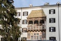 The famous Golden Roof Goldenes Dachl, a landmark in Innsbruck, Austria Royalty Free Stock Photo