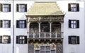 Famous golden roof in Innsbruck Austria - architecture background. The Golden Roof  Goldenes Dachl  in the Old Town Altstadt Royalty Free Stock Photo