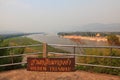 The famous Golden Triangle the Mekong River Royalty Free Stock Photo