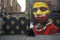 Famous graffiti by Dale Grimshaw of East London, England