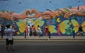 Graffiti work on the streets of East London, England