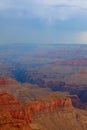 Famous Grand Canyon before heavy storm Royalty Free Stock Photo