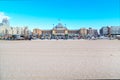 Famous Grand Hotel Amrath Kurhaus and Scheveningen beach panorama, Hague, Netherlands Royalty Free Stock Photo