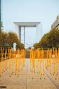 Famous Grande Arche Puteaux in France