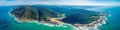 Panoramic landscape of Great Ocean Road. Royalty Free Stock Photo