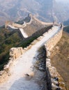 Famous Great Wall in the Simatai Royalty Free Stock Photo