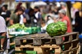 The famous green market Viktor-Adler-Markt