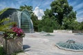 Famous greenhouse in the Lednice castle Royalty Free Stock Photo