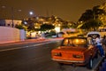 Famous Guayaquil old town overview at night on the hill