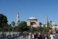 Famous Hagia Sophia Museum Cathedral-Mosque in Istanbul, Turkey