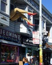 Famous haight ashbury district in san francisco