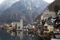 Hallstatt lakeside town in the Alps, Austria