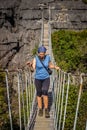 The famous hanging bridge of Ankarana