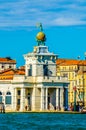 famous and historic Customs House "Dogana da Mar" in Venice, Italy....IMAGE