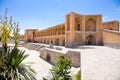 Famous historic KHAJOO bridge, Esfahan, Iran