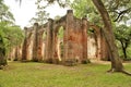 Historic Sheldon Church ruins in Charleston, South Carolina Royalty Free Stock Photo