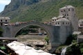 Famous historical bridge-monument in Mostar,Bosnia and Herzegov