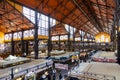 Famous historical Central Market Hall in Budapest, Hungary, Europe Royalty Free Stock Photo