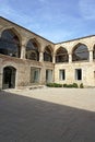 Historical Deveci Han building in Edirne, Turkey.