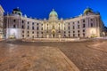 The famous Hofburg with the Michaelerplatz