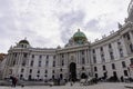 The famous Hofburg Palace, former principal imperial palace of the Habsburg dynasty.