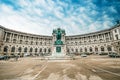Famous Hofburg Palace with Heldenplatz in Vienna, Austria Royalty Free Stock Photo