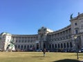 Famous Hofburg Palace with Heldenplatz in Vienna, Austria