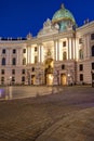 The famous Hofburg in Vienna