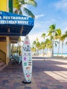 The famous Hollywood Beach boardwalk in Florida Royalty Free Stock Photo