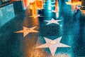 Famous Hollywood Boulevard and the Avenue of Stars in Hollywood