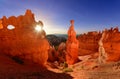 Thor`s Hammer in Bryce Canyon National Park in Utah, USA Royalty Free Stock Photo