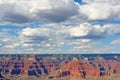 Famous horizontal view of Grand Canyon