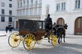 Famous horse carriage 'Fiaker' in Vienna, Austria