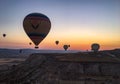 Famous hotair balloons at Kapadokya