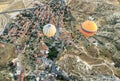 Famous hotair balloons at Kapadokya