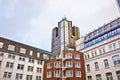 Famous hotel Hafen Hamburg at Royalty Free Stock Photo