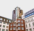 Famous hotel Hafen Hamburg at the Landungsbruecken Royalty Free Stock Photo