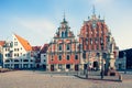 The famous house of the blackheads in Riga