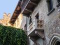 Juliet`s house  in the city of Verona in northern Italy Royalty Free Stock Photo